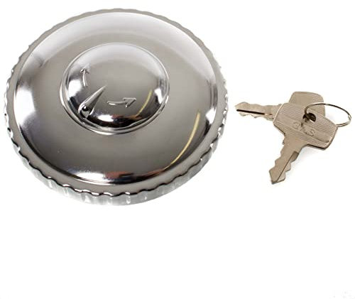 Tankdeckel Ø60mm, abschließbar - hochglanzverchromt - z.B. für ETZ, Sperber