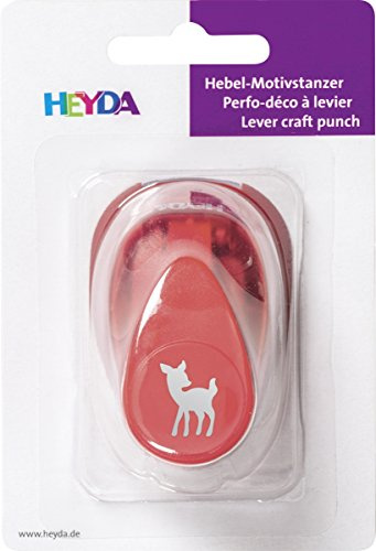 Heyda 203687604 Decorative Punch Small Motif Size: Approx. 1.7cm Bambi