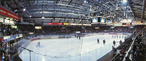 Ingolstadt Eishockey Arena Panorama – Poster 120 x 50 cm – hochwertiger FineArtPrint