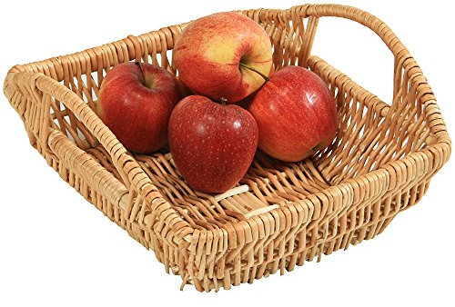 Kesper 19836 Brot- Obstkorb aus Vollweide, 27 x 29 cm