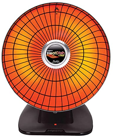 Presto Heat Dish Plus Parabolic Electric Heater