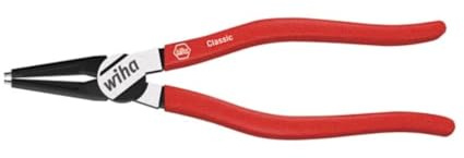 Wiha Sicherungsringzange Classic mit MagicTips® für Innenringe (Bohrungen) mit gerader Form in Blister (36272) J 3, 220 mm