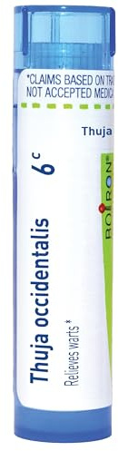 Boiron Thuja Occidentalis 6C Homeopathic Medicine for Painless Wart Removal - 80 Pellets