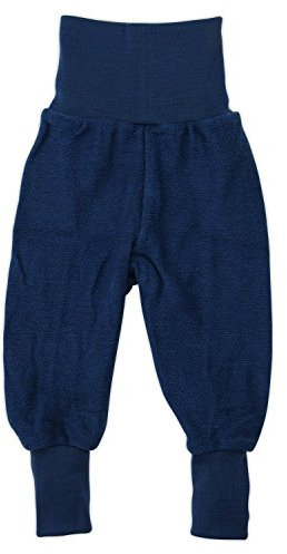 Baby Hose Frottee, 100% Schurwolle, Engel Natur, Gr. 62/68, Light Ocean