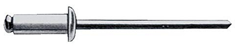 Gesipa Blindniete Alu/Stahl 6 x 16 Flachrundkopf mm, 250 Stück, (1433507) Blindniettechnik, Grau
