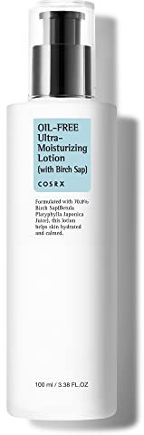 COSRX Ölfreie Ultra Moisturizing Lotion mit Birkensaft, 100ml, Eine extrem feuchtigkeitsspendende Tagespflege für Tag und Nacht zu empfehlen, Hypoallergen, dermatologisch getestet, Cruelty Free