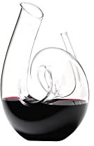 RIEDEL Curly Dekanter, Einzelpackung, klares Kristallglas, handgefertigt