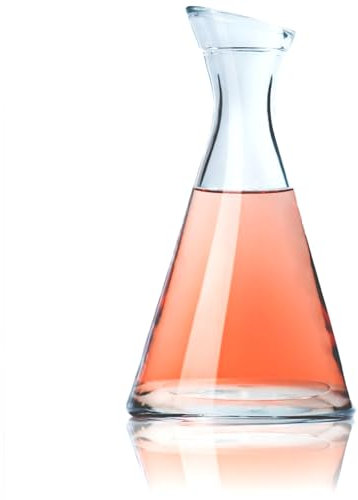 Stölzle - Caraffa in vetro superiore Pisa, set da 6 caraffe piccole 0,25 l, con collo inclinato, caraffa in vetro di alta qualità, adatta come caraffa per acqua, per limonata, caraffa per vino