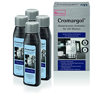 WMF Entkalker Cromargol Wasserkocher-Entkalker Kalk-Reiniger 4er-Pack für alle Wasserkocher 4x100 ml Kalklöser