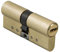 Amig - Cylindre Haute Sécurité | Système Anti-Chocs | Double Embrayage | Serrure Menuiserie Métallique | Compatible Interrupteur Extérieur, Laiton Mat, 70 mm (30-40), Métal