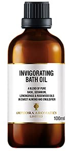 Amphora Aromatics Invigorating Bath Oil 100ml - Glass