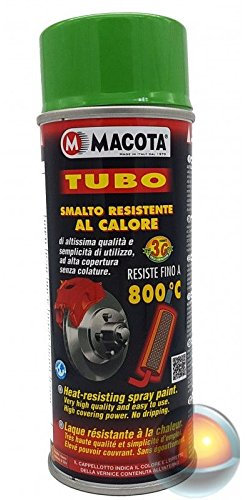 MACOTA ALTA ALTE TEMPERATURA TEMPERATURE VERNICE SPRAY FRENI MARMITE PINZE400ML (VERDE)