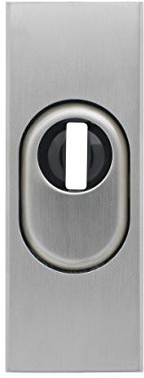 ABUS Tür-Schutzrosette RSZS316 mit Zylinderschutz für Metalltüren, edelstahl, 12543