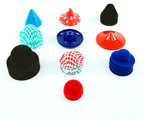 Hütchen-Sortiment mittel für Kleingebäck, 30mm Höhe, 1er Pack (50 Stück) für Party, Deko, Fasnacht, Karneval, Fasching, Halloween
