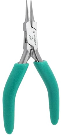 Excelta 2647 Plier, Needle Nose, 4.75 Overall Length, Stainless Steel by Excelta