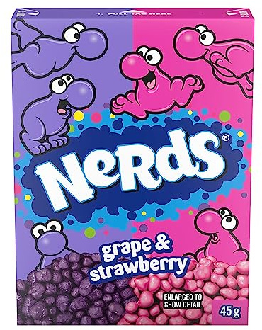 WONAKA NERDS FRAISE & RAIN 46,7 g – Bonbons américains – Lot de 3