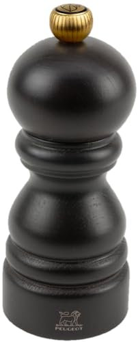 Peugeot Paris Chocolate - Molinillo de pimienta y sal (Madera, Acero inoxidable, Pimienta, Chocolate, 120 mm)
