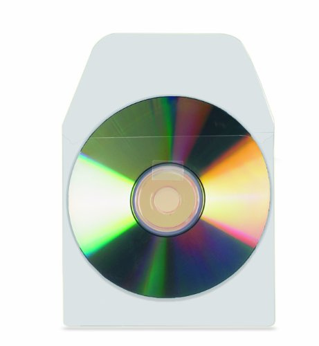 Djois, 6832-10 – Selbstklebende CD/DVD-Hüllen Verschlussklappe, 10 Stück | Selbstklebende CD/DVD-Hüllen Verschlussklappe, 10 Stück, zum Organisieren, Schützen und Präsentieren von Dokumenten