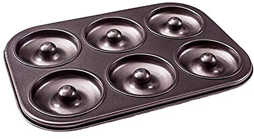 Donut Pan by Dohnuts - Premium 6 Cup Non-Stick Mini Doughnut and Bagel maker – for Healthier Homemade Baked Cakes