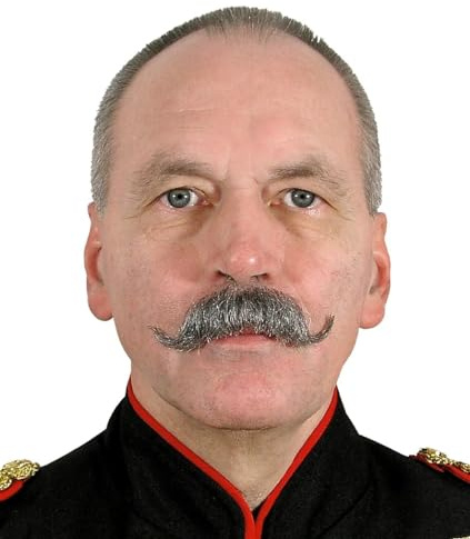 Wilhelm professioneller Oberlippenbart - braun - Schnauzer - Bart aus Echthaar Verkleidung Kostüm-Accessoire Karneval Fasching (inkl. Hautkleber)