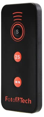Foto&Tech IR Wless Rmote Control Compatible with SNY A7R IV III II,A7III A9 A7 II A7 A7R A7S A6600 A6500 A6400 A6300 A6000 A55 A65 A77 A99 A900 A700 A580 A560 A550 A500 NEX-7 NEX-6 NEX5T NEX-5R