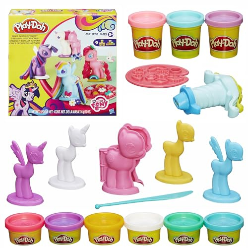 Play-Doh My Little Pony Knetmasse zum Herstellen und Verzieren von Ponys