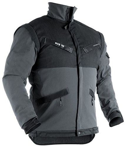 Pfanner atmungsaktive Funktionsjacke ZipOff mit Cordura®, Farbe:grau, Größe:S