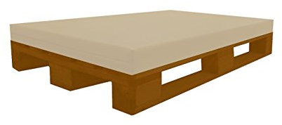 Best for You | Palettenkissenschaum | Hochdichter Polsterschaum RG40/60 für Sitzpolster |Schaumstoff Polster 80x120x10 cm | Passend für Europalette | Langlebiger Polsterschaumstoff