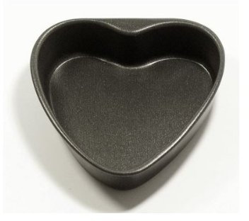 Vespa Tortiera a Forma A Cuore per Dolci Pasticceria Torte (32cm H4,2cm)