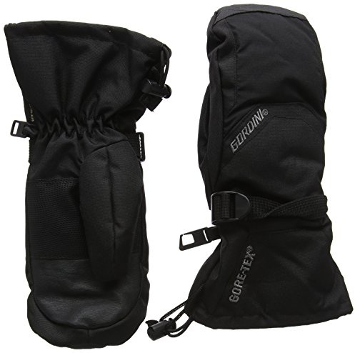 Gordini Women's Standard Gore Gauntlet Mitten, Black, Medium
