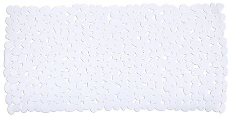 WENKO Wanneneinlage Paradise White, Kunststoff (TPR), 36 x 71 cm, Weiß