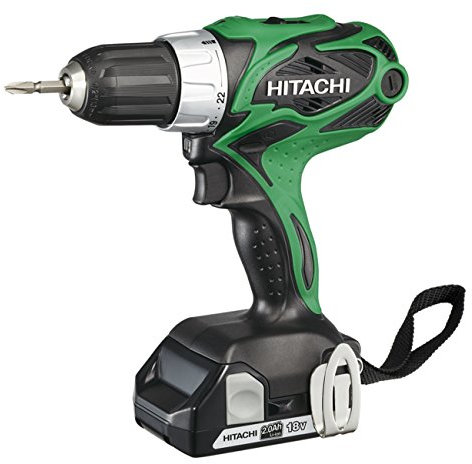 Hitachi DS18DSALLB - Taladro Atornillador 18v bateria Li ION 2.0 Ah