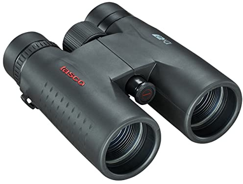 Tasco ES10X42 Essentials Binoculars, 10x42mm, Roof Prism Mc, Black