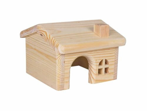 Trixie 61251 Holzhaus, Mäuse/Hamster, 15 × 11 × 15 cm