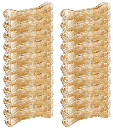 Schecker Kauknochen für den Hund - mit Reiner Pansen - Füllung - proteinreich und unschlagbar im Geschmack 20 STK. - 12 cm je 60 g