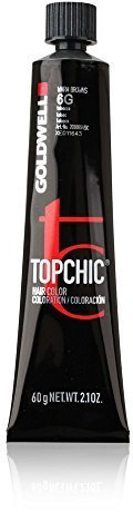 Goldwell Topchic Hair Color Coloration (Tube) 6G Tobacco by Goldwell [Beauty] (English Manual)