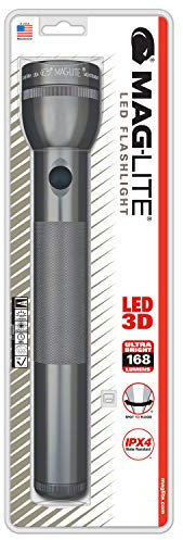 Mag-Lite ST3D096 3 D-Cell Lampe Torche LED Métal Gris 31,5 cm