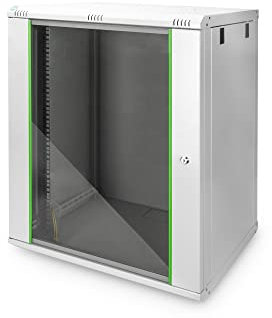 DIGITUS Armadio di rete - Rack 19 pollici - 16U - Montaggio a parete - Profondità 450mm - Carico 60kg - Serie Dynamic Basic - Grigio