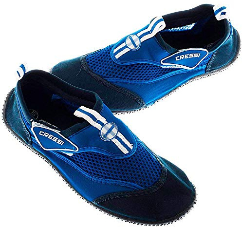 Cressi Men's Reef Swimming Beach Shoes, Blue, Size : EU 37, UK 4.5