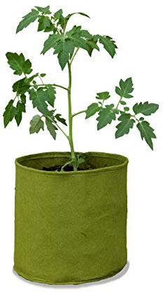 Tierra Garden Pflanzbeutel Haxnicks VIG080101 Vigo Pots, Grün, 18 x 18 x 20 cm, grün, 10 l