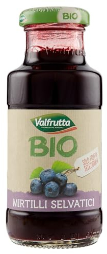 Valfrutta Succo di Frutta Bio Nettare Mirtilli Selvatici Confezione da 24 da 200 ml