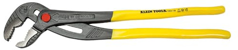 Klein Tools D504-12B Pump Pliers, Quick-Adjust Tongue and Groove Klaw Water Pump Pliers, 12-Inch