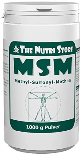 MSM 100% rein Methyl-Sulfonyl-Methan Pulver 1000 g vegan