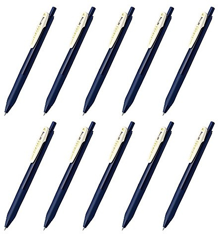 Zebra Gel Ballpoint Pen Sarasa Clip 0.5 Dark Blue 10pcs B-JJ15-VDB