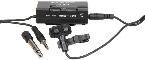 qtx Mini Stereo Tie Clip/Lapel Condenser Microphone