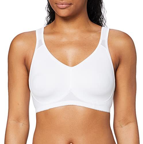 Dorina Damen Sport BH, Flex D1901A, Schwarz Weiß