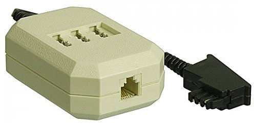 Wentronic TAE Verlängerung (Stecker F auf Dose NFN codiert und RJ11) 0,2 m