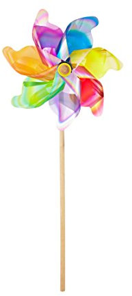 Dehner Windrad mit Lichtreflektion, Ø 42 cm, Höhe 109 cm, bunt