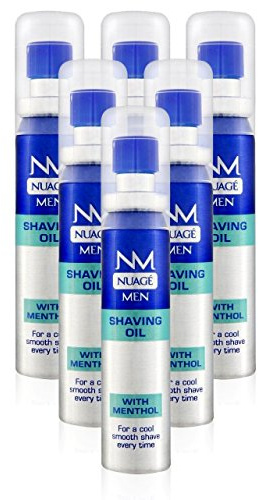 Nuage MEN Shaving Oil Menthol Pre Shave with Pump 20ml (6 Pack)