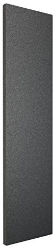 Heizkörper Milano mit Mittelanschluss, 180x60 cm, 1070 Watt Leistung, Schiefer Schwarz, Design-Heizkörper für Zweirohrsysteme